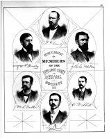 W.F. Cady, George F. Beasley, John C. Webster, William S. Walker, Silas T. Yount, C.W. Shill, Tippecanoe County 1878
